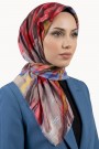 Desenli Flamlı Eşarp 6516-16