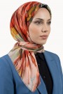 Desenli Flamlı Eşarp 6516-4