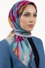 Desenli Flamlı Eşarp 6516-9