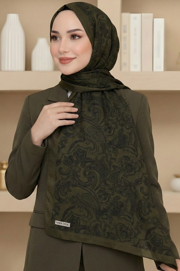 Desenli Soft Şal 6028-10