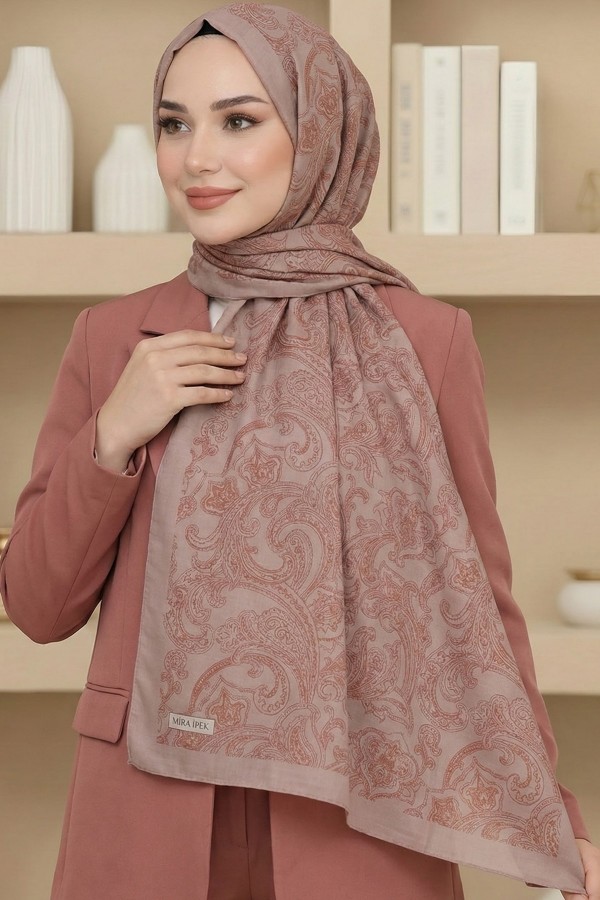 Desenli Soft Şal 6028-8