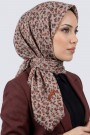 Desenli Flamlı Eşarp 6515-17