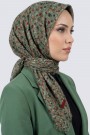 Desenli Flamlı Eşarp 6515-15