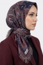 Desenli Flamlı Eşarp 6514-2