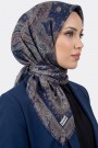 Desenli Flamlı Eşarp 6514-31