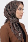 Desenli Flamlı Eşarp 6514-29