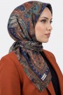 Desenli Flamlı Eşarp 6514-9