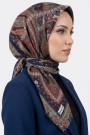 Desenli Flamlı Eşarp 6514-24