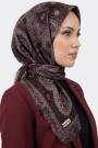 Desenli Flamlı Eşarp 6514-14