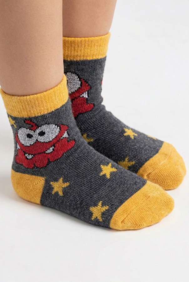 Desenli Bebek Çorap (0-1 Yaş) 10000-2