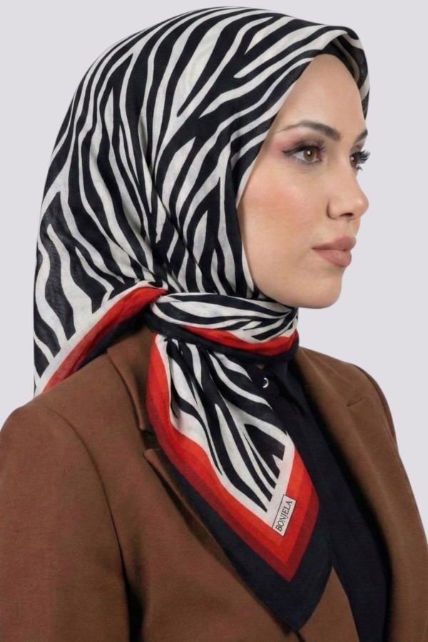 Desenli Mio Caz Eşarp 6301-17