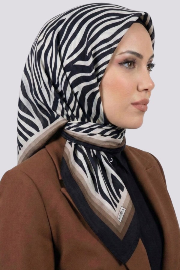 Desenli Mio Caz Eşarp 6301-6