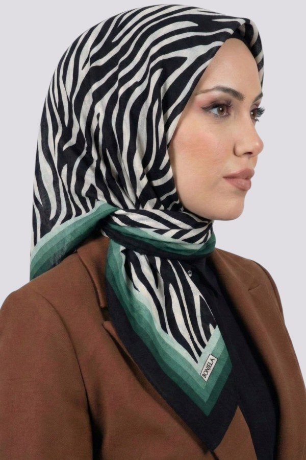 Desenli Mio Caz Eşarp 6301-14