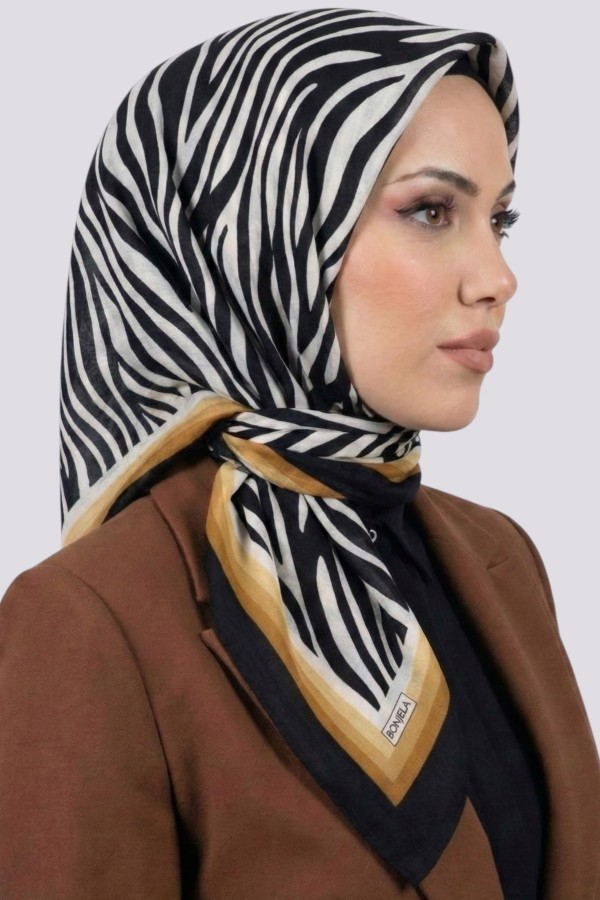 Desenli Mio Caz Eşarp 6301-13