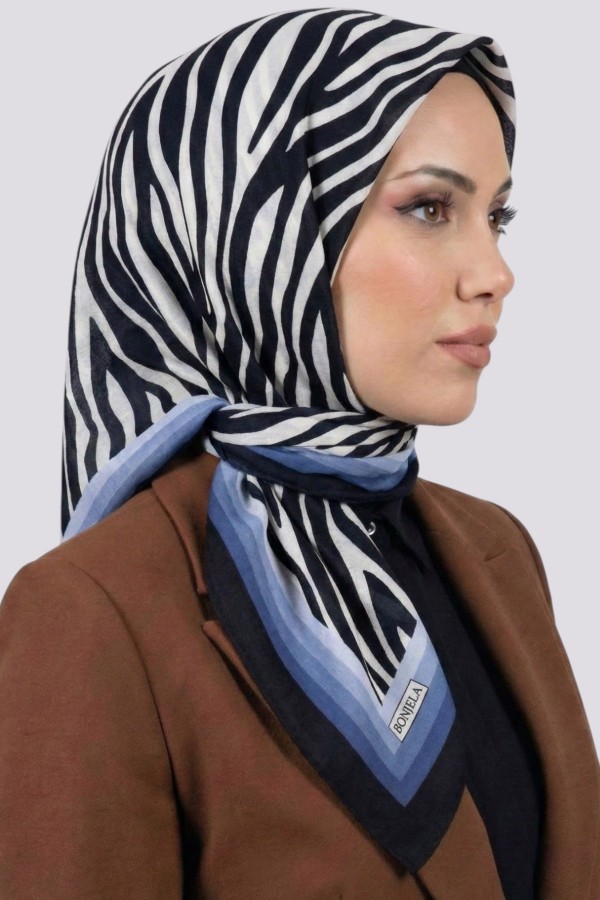 Desenli Mio Caz Eşarp 6301-12