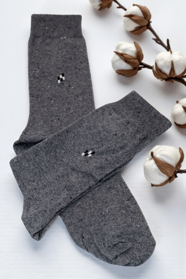 İbrahim Berk Erkek Likralı Çorap 9307-3