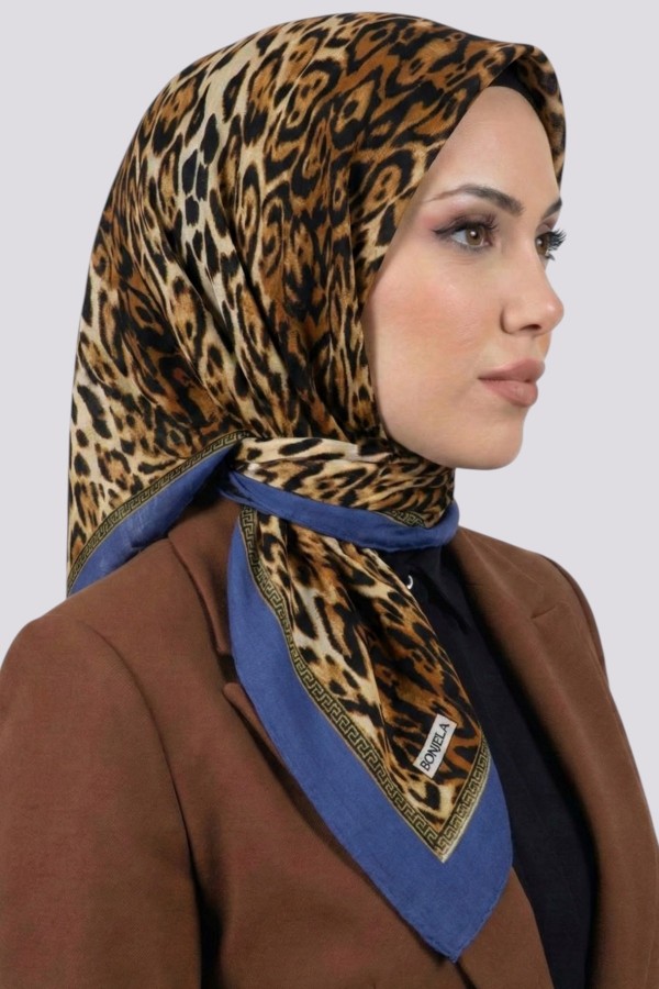 Desenli Mio Caz Eşarp 6302-1