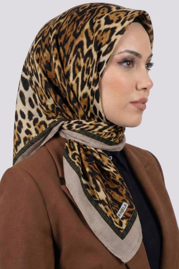 Desenli Mio Caz Eşarp 6302-18