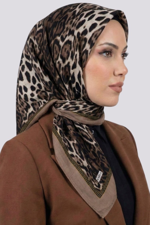 Desenli Mio Caz Eşarp 6302-2