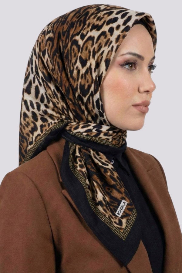 Desenli Mio Caz Eşarp 6302-3