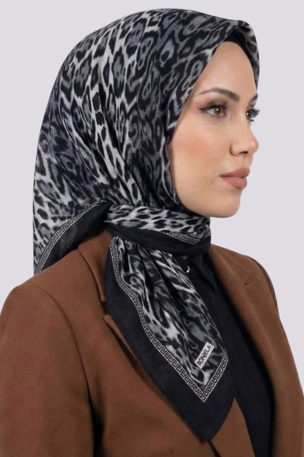 Desenli Mio Caz Eşarp 6302-4