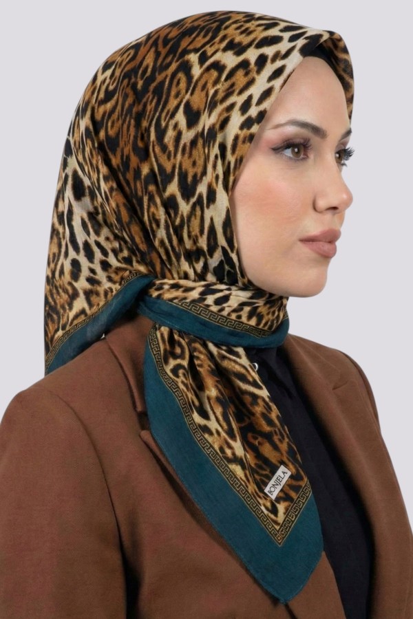 Desenli Mio Caz Eşarp 6302-15