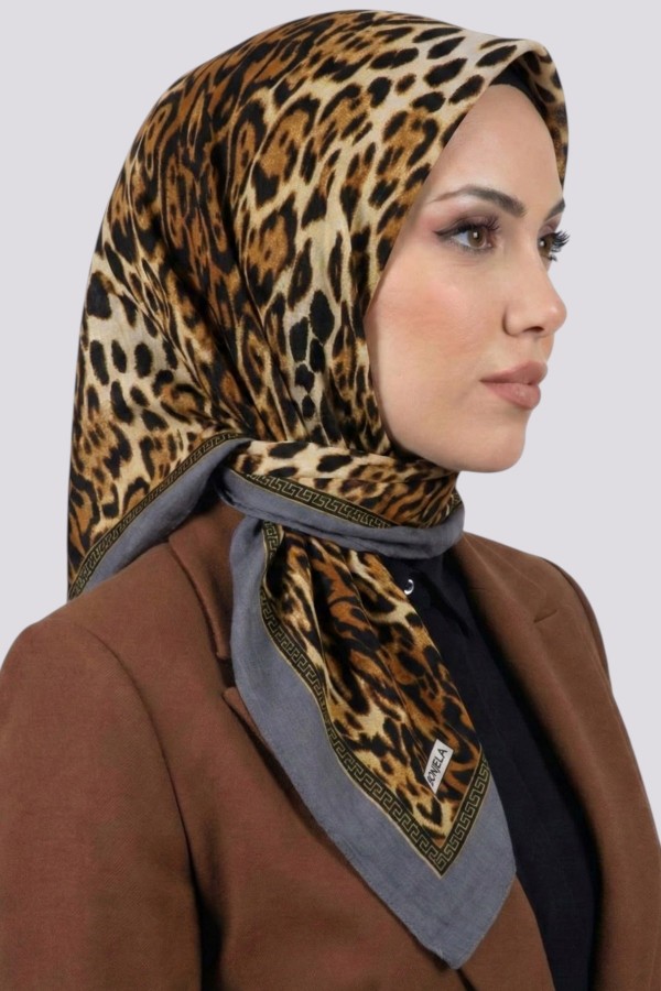 Desenli Mio Caz Eşarp 6302-5