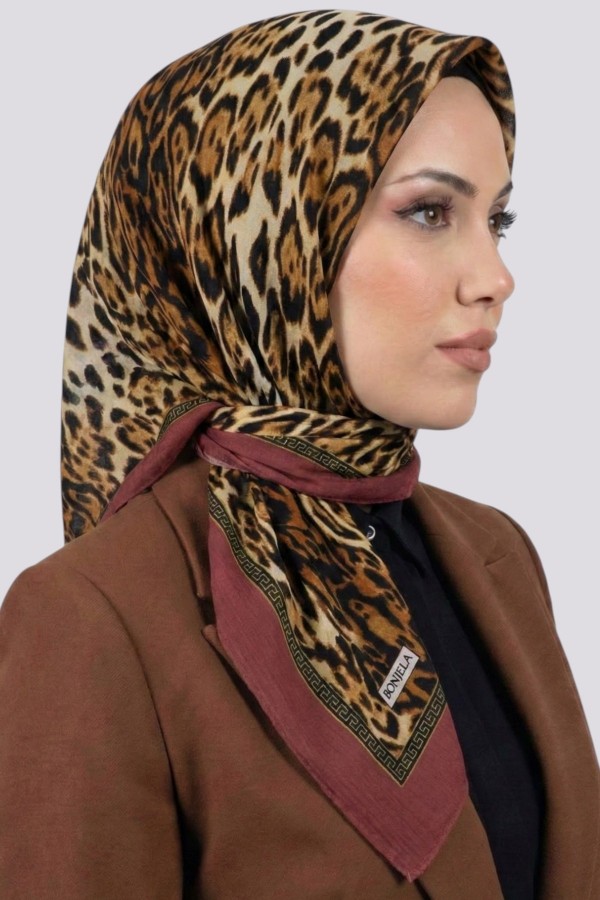 Desenli Mio Caz Eşarp 6302-14