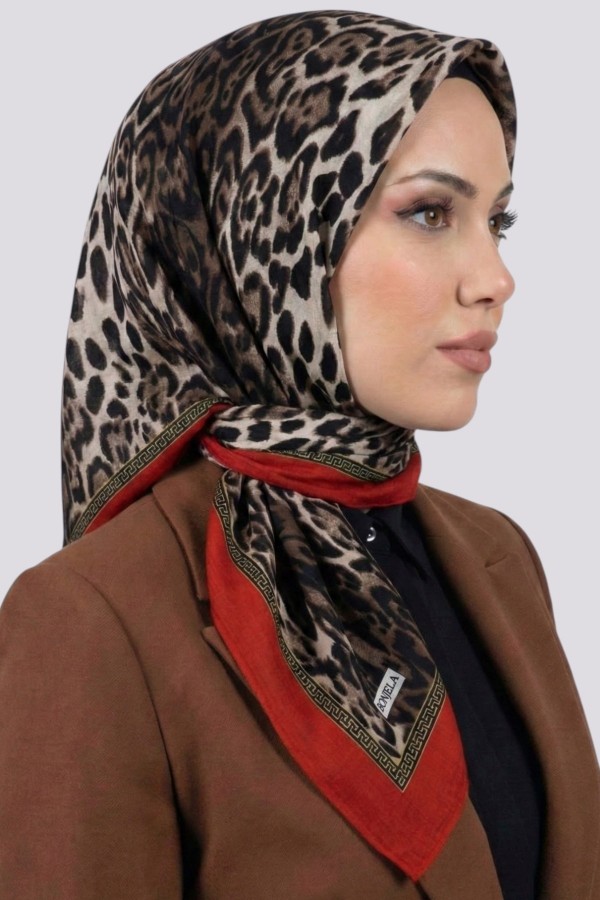 Desenli Mio Caz Eşarp 6302-13