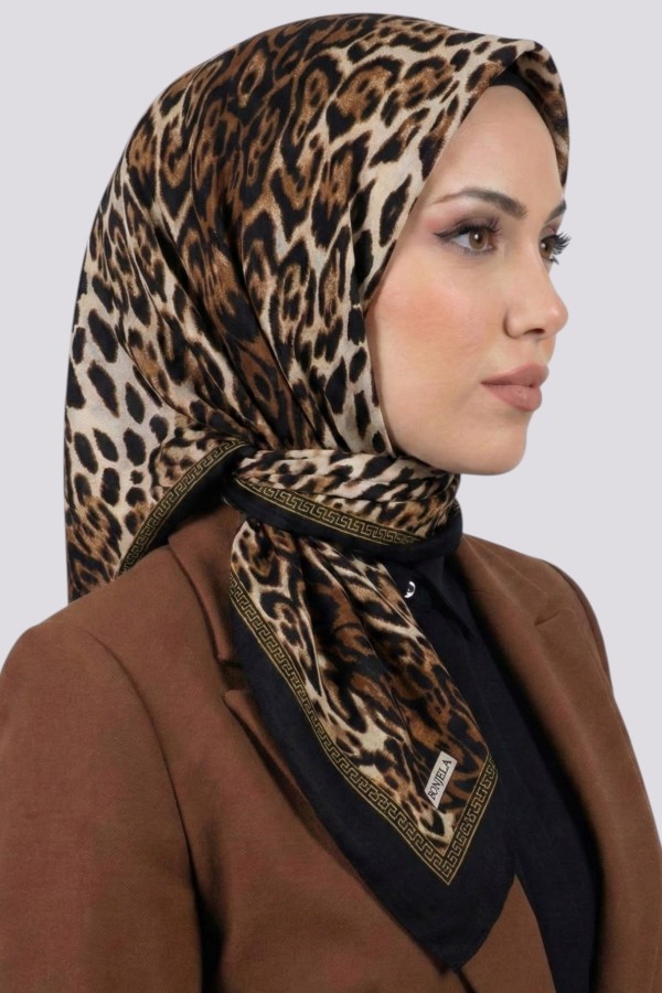 Desenli Mio Caz Eşarp 6302-12