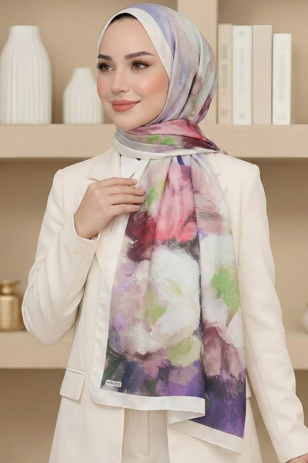 Desenli Soft Şal 6030-19