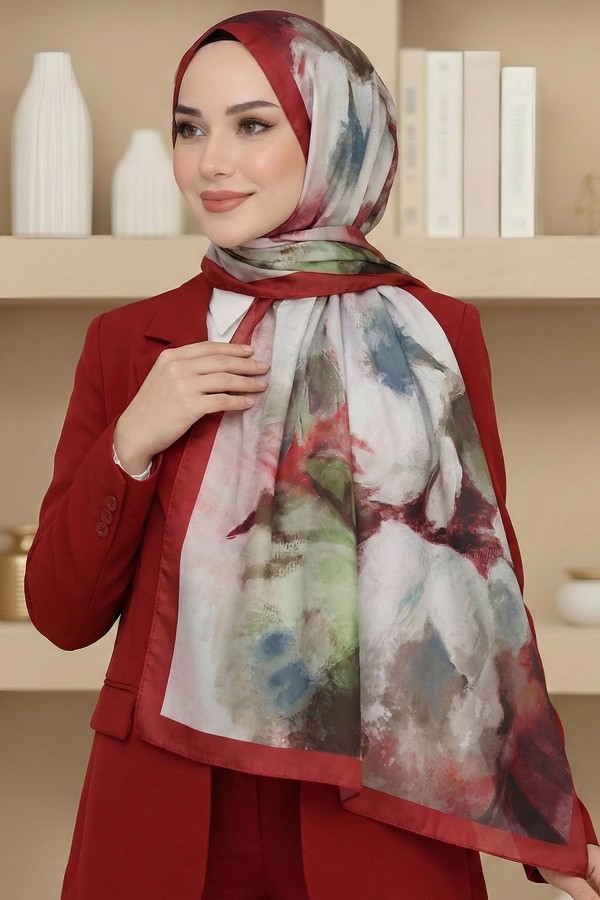 Desenli Soft Şal 6030-18