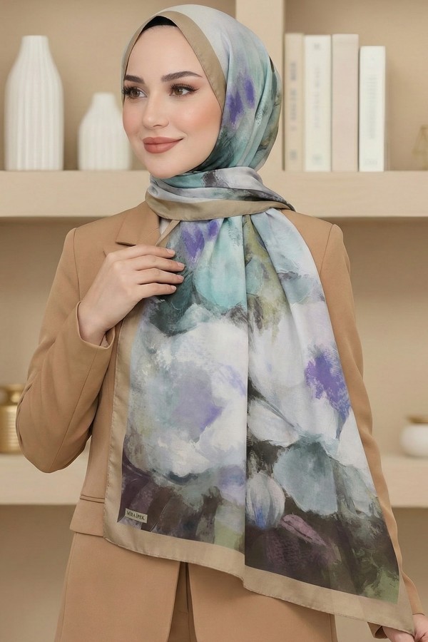 Desenli Soft Şal 6030-15