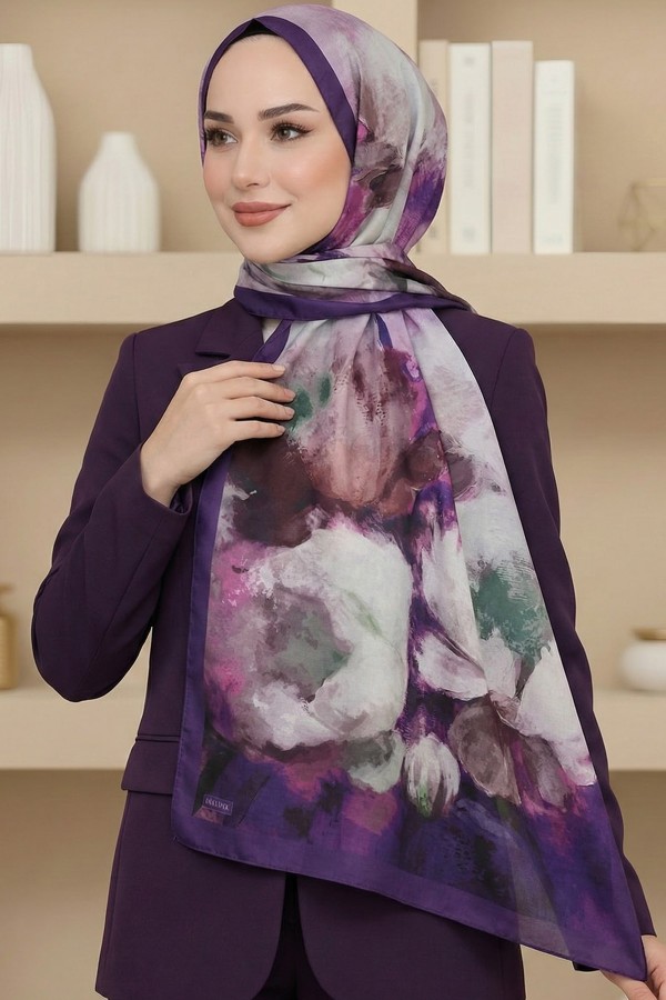 Desenli Soft Şal 6030-6