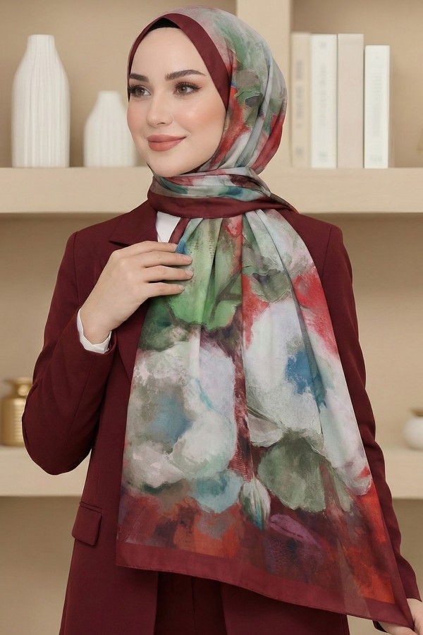 Desenli Soft Şal 6030-3