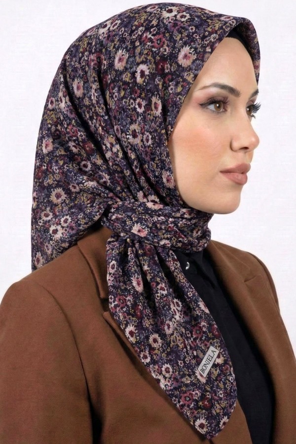 Desenli Mio Caz Eşarp 6303-7