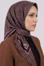Desenli Flamlı Eşarp  6511-3