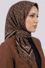 Desenli Flamlı Eşarp  6511-6