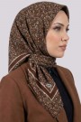 Desenli Flamlı Eşarp  6511-11