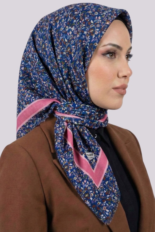 Desenli Flamlı Eşarp  6511-16