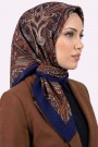 Desenli Flamlı Eşarp 6520-11