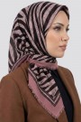 Desenli Flamlı Eşarp 6523-4