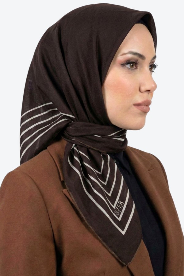 Zer Organik Pamuk Soft Eşarp 6223-1