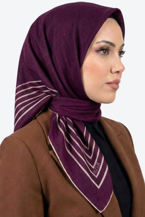 Zer Organik Pamuk Soft Eşarp 6223-5