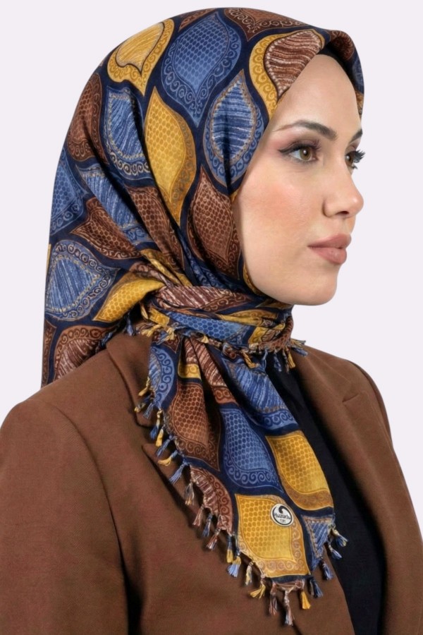 Boncuklu Desenli Yazma 6600-9