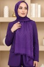 F Desen Pamuklu Şal 6034-17