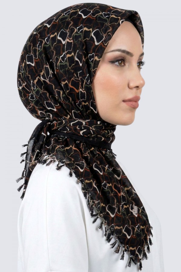 Boncuklu Desenli Yazma 6602-9