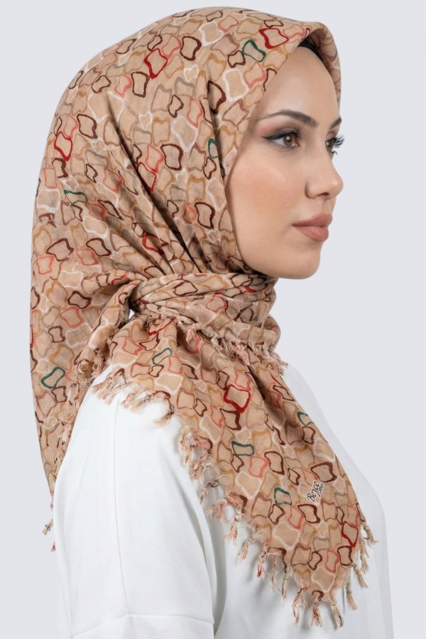 Boncuklu Desenli Yazma 6602-8