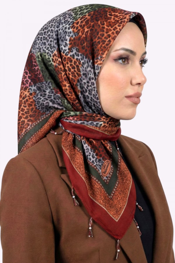Desenli İnci Boncuklu Yazma 6603-11