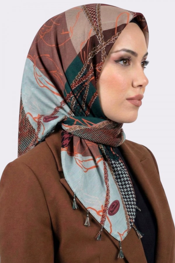 Desenli İnci Boncuklu Yazma 6604-7